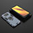 Funda Bumper Silicona y Plastico Mate Carcasa con Magnetico Anillo de dedo Soporte KC1 para Xiaomi Poco X3 Pro