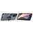 Funda Bumper Silicona y Plastico Mate Carcasa con Magnetico Anillo de dedo Soporte KC1 para Xiaomi Redmi Note 11 Pro+ Plus 5G