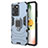 Funda Bumper Silicona y Plastico Mate Carcasa con Magnetico Anillo de dedo Soporte KC1 para Xiaomi Redmi Note 12 Pro Speed 5G