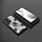 Funda Bumper Silicona y Plastico Mate Carcasa con Magnetico Anillo de dedo Soporte KC3 para Vivo X70 Pro 5G