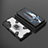 Funda Bumper Silicona y Plastico Mate Carcasa con Magnetico Anillo de dedo Soporte KC3 para Xiaomi Poco F4 GT 5G