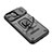 Funda Bumper Silicona y Plastico Mate Carcasa con Magnetico Anillo de dedo Soporte KC4 para Apple iPhone 13 Pro Max