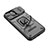 Funda Bumper Silicona y Plastico Mate Carcasa con Magnetico Anillo de dedo Soporte KC4 para Apple iPhone 14 Pro