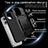 Funda Bumper Silicona y Plastico Mate Carcasa con Magnetico Anillo de dedo Soporte KC7 para Apple iPhone 14 Pro Max