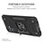 Funda Bumper Silicona y Plastico Mate Carcasa con Magnetico Anillo de dedo Soporte MQ1 para Samsung Galaxy A13 5G