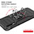 Funda Bumper Silicona y Plastico Mate Carcasa con Magnetico Anillo de dedo Soporte MQ1 para Samsung Galaxy A50