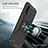 Funda Bumper Silicona y Plastico Mate Carcasa con Magnetico Anillo de dedo Soporte MQ1 para Samsung Galaxy A70