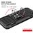 Funda Bumper Silicona y Plastico Mate Carcasa con Magnetico Anillo de dedo Soporte MQ1 para Samsung Galaxy M10