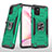 Funda Bumper Silicona y Plastico Mate Carcasa con Magnetico Anillo de dedo Soporte MQ1 para Samsung Galaxy M60s