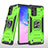 Funda Bumper Silicona y Plastico Mate Carcasa con Magnetico Anillo de dedo Soporte MQ1 para Samsung Galaxy M80S