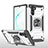 Funda Bumper Silicona y Plastico Mate Carcasa con Magnetico Anillo de dedo Soporte MQ1 para Samsung Galaxy Note 10 5G