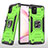 Funda Bumper Silicona y Plastico Mate Carcasa con Magnetico Anillo de dedo Soporte MQ1 para Samsung Galaxy Note 10 Lite