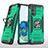 Funda Bumper Silicona y Plastico Mate Carcasa con Magnetico Anillo de dedo Soporte MQ1 para Samsung Galaxy S20