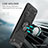 Funda Bumper Silicona y Plastico Mate Carcasa con Magnetico Anillo de dedo Soporte MQ1 para Samsung Galaxy S20 Plus