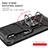 Funda Bumper Silicona y Plastico Mate Carcasa con Magnetico Anillo de dedo Soporte MQ1 para Xiaomi Mi Note 10 Lite