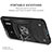 Funda Bumper Silicona y Plastico Mate Carcasa con Magnetico Anillo de dedo Soporte MQ1 para Xiaomi Poco M4 5G