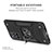 Funda Bumper Silicona y Plastico Mate Carcasa con Magnetico Anillo de dedo Soporte MQ1 para Xiaomi Poco M4 Pro 5G