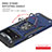 Funda Bumper Silicona y Plastico Mate Carcasa con Magnetico Anillo de dedo Soporte MQ1 para Xiaomi Poco X4 Pro 5G