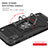Funda Bumper Silicona y Plastico Mate Carcasa con Magnetico Anillo de dedo Soporte MQ1 para Xiaomi Redmi 9A