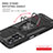 Funda Bumper Silicona y Plastico Mate Carcasa con Magnetico Anillo de dedo Soporte MQ1 para Xiaomi Redmi Note 11 Pro+ Plus 5G