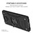 Funda Bumper Silicona y Plastico Mate Carcasa con Magnetico Anillo de dedo Soporte MQ1 para Xiaomi Redmi Note 9 5G