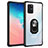 Funda Bumper Silicona y Plastico Mate Carcasa con Magnetico Anillo de dedo Soporte MQ2 para Samsung Galaxy S10 Lite