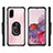 Funda Bumper Silicona y Plastico Mate Carcasa con Magnetico Anillo de dedo Soporte MQ2 para Samsung Galaxy S20