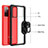 Funda Bumper Silicona y Plastico Mate Carcasa con Magnetico Anillo de dedo Soporte MQ2 para Samsung Galaxy S20 FE 4G