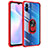 Funda Bumper Silicona y Plastico Mate Carcasa con Magnetico Anillo de dedo Soporte MQ2 para Xiaomi Redmi 9A