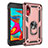 Funda Bumper Silicona y Plastico Mate Carcasa con Magnetico Anillo de dedo Soporte MQ3 para Samsung Galaxy A2 Core A260F A260G