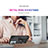 Funda Bumper Silicona y Plastico Mate Carcasa con Magnetico Anillo de dedo Soporte MQ3 para Samsung Galaxy A23 5G