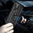 Funda Bumper Silicona y Plastico Mate Carcasa con Magnetico Anillo de dedo Soporte MQ3 para Samsung Galaxy A52 4G