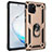 Funda Bumper Silicona y Plastico Mate Carcasa con Magnetico Anillo de dedo Soporte MQ3 para Samsung Galaxy Note 10 Lite