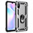 Funda Bumper Silicona y Plastico Mate Carcasa con Magnetico Anillo de dedo Soporte MQ3 para Xiaomi Redmi 9i