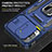 Funda Bumper Silicona y Plastico Mate Carcasa con Magnetico Anillo de dedo Soporte MQ4 para Samsung Galaxy A12 5G