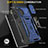 Funda Bumper Silicona y Plastico Mate Carcasa con Magnetico Anillo de dedo Soporte MQ4 para Samsung Galaxy A32 5G