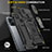 Funda Bumper Silicona y Plastico Mate Carcasa con Magnetico Anillo de dedo Soporte MQ4 para Xiaomi Redmi 10 Power
