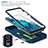 Funda Bumper Silicona y Plastico Mate Carcasa con Magnetico Anillo de dedo Soporte MQ5 para Samsung Galaxy S20 FE (2022) 5G