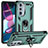 Funda Bumper Silicona y Plastico Mate Carcasa con Magnetico Anillo de dedo Soporte para Motorola Moto Edge X30 5G