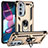 Funda Bumper Silicona y Plastico Mate Carcasa con Magnetico Anillo de dedo Soporte para Motorola Moto Edge X30 5G