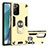 Funda Bumper Silicona y Plastico Mate Carcasa con Magnetico Anillo de dedo Soporte para Samsung Galaxy Note 20 5G