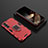 Funda Bumper Silicona y Plastico Mate Carcasa con Magnetico Anillo de dedo Soporte para Samsung Galaxy S24 5G