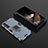 Funda Bumper Silicona y Plastico Mate Carcasa con Magnetico Anillo de dedo Soporte para Samsung Galaxy S24 5G