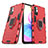 Funda Bumper Silicona y Plastico Mate Carcasa con Magnetico Anillo de dedo Soporte para Xiaomi Redmi Note 10 5G