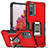 Funda Bumper Silicona y Plastico Mate Carcasa con Magnetico Anillo de dedo Soporte QW1 para Samsung Galaxy S20 FE 4G