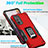 Funda Bumper Silicona y Plastico Mate Carcasa con Magnetico Anillo de dedo Soporte QW1 para Samsung Galaxy S20 Lite 5G