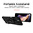 Funda Bumper Silicona y Plastico Mate Carcasa con Magnetico Anillo de dedo Soporte QW3 para Xiaomi Poco X4 NFC