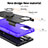 Funda Bumper Silicona y Plastico Mate Carcasa con Magnetico Anillo de dedo Soporte S02 para Motorola Moto Edge 20 Lite 5G