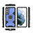 Funda Bumper Silicona y Plastico Mate Carcasa con Magnetico Anillo de dedo Soporte S07 para Samsung Galaxy S21 5G