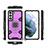 Funda Bumper Silicona y Plastico Mate Carcasa con Magnetico Anillo de dedo Soporte S07 para Samsung Galaxy S21 5G